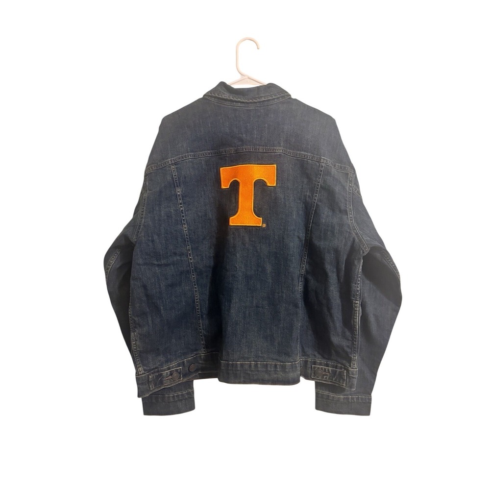 Wrangler‎ XL Retro Tennessee Volunteers Button-Up Denim Jacket College Western